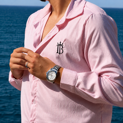 Pink Striped Shirt