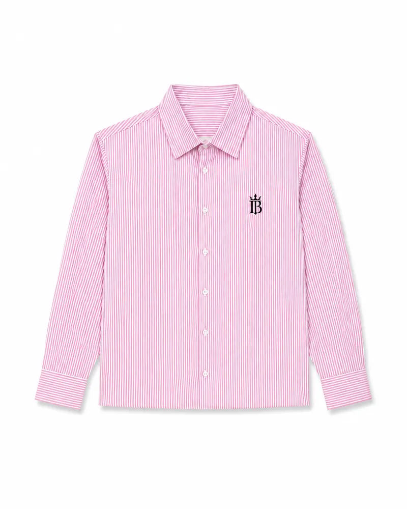 Pink striped BARON shirt